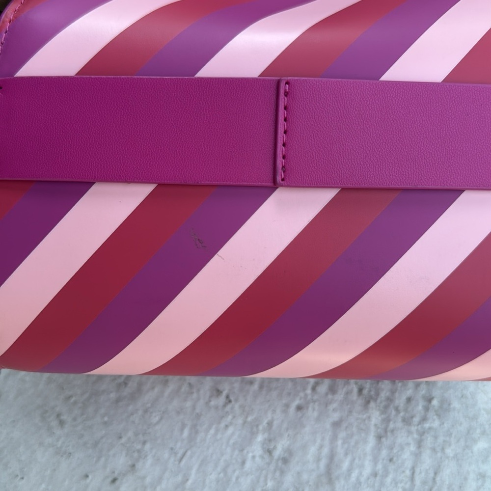 Kate Spade Pink and Purple Striped Mini Bag/Pastry Box Bag - Picture 5 of 9